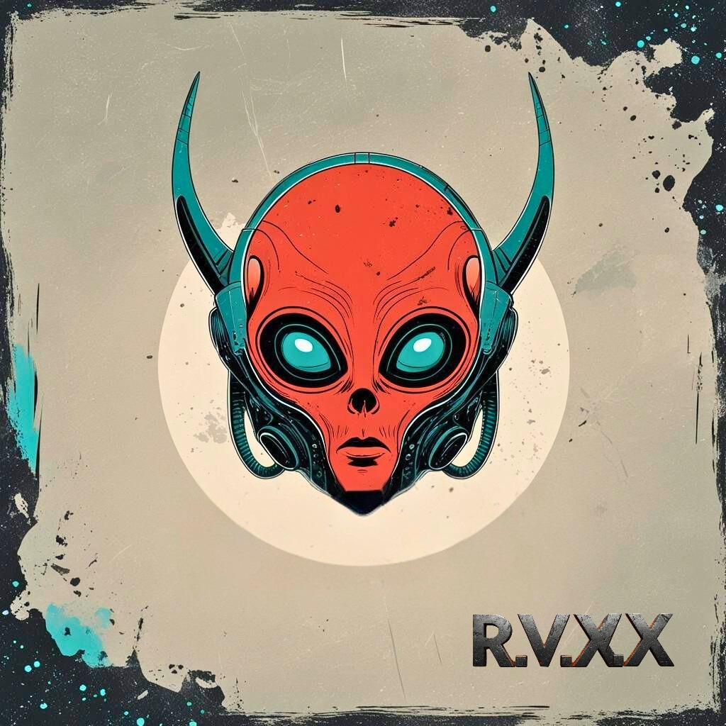 RVXX glowing logo